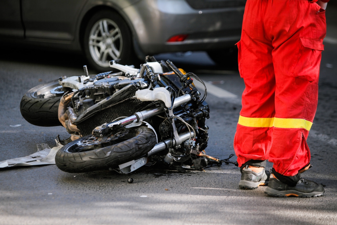 Ongeval als motorrijder Ongeval als motorrijder